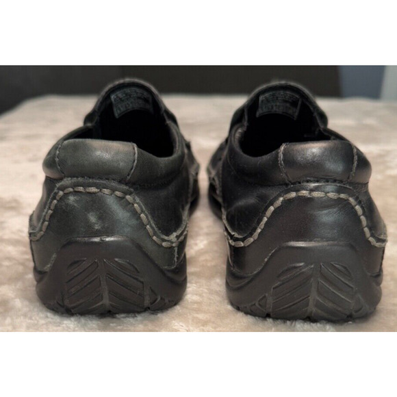 Skechers Collection Black Leather Slip On Square Toe Loafers Mens Size 8.5 Y2K main image 6
